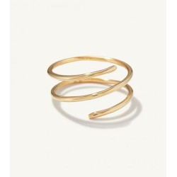 Mejuri Spiral Ring