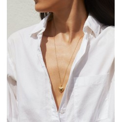 Gold chain with Heart pendant