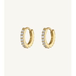 Golden Round trendy Earring