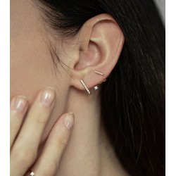 Diamond Line Earring