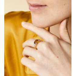 Pink Tourmaline and Diamond Ring