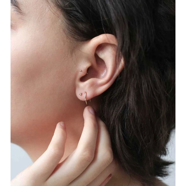 Luna Open Hoop Earring